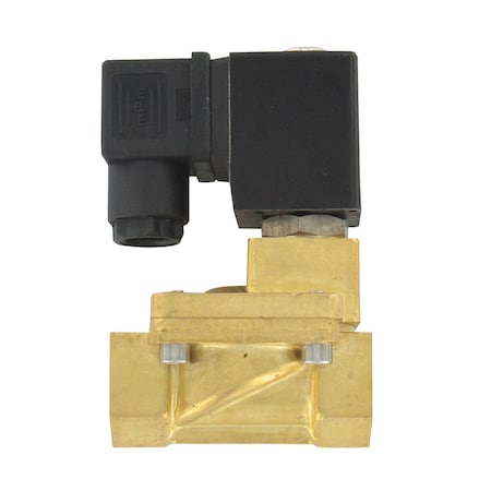 Dwyer Instruments 2-way brass solenoid valve, 3/4", 7.25-188.5 psi, nbr seal, 24 VDC SBSV-B5N4